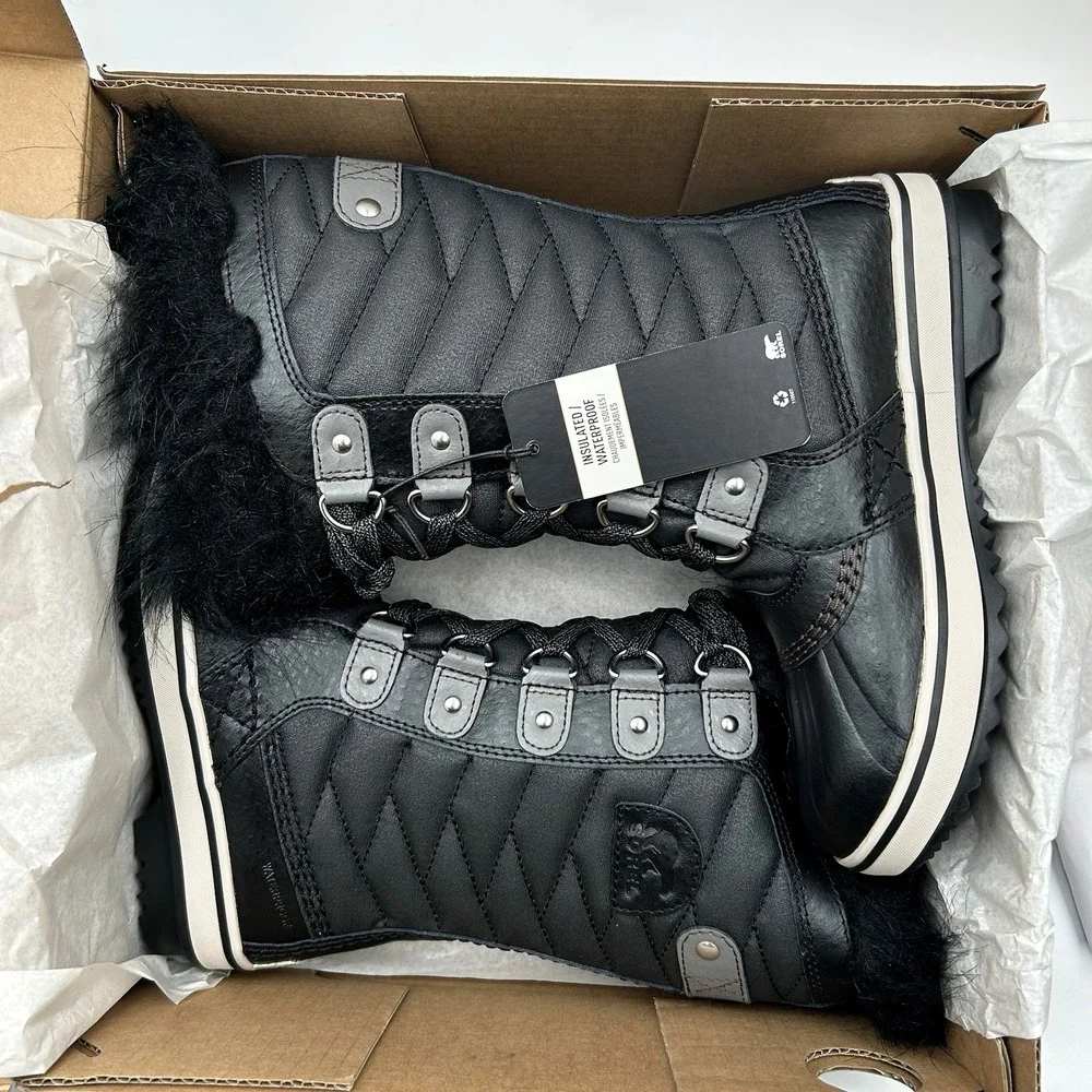 SOREL Youth Girls Tofino II Snow Boots Winter Shoes Size 1Y Waterproof Insulated